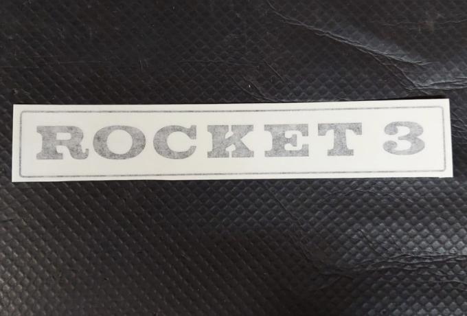 BSA Rocket 3 Panel Vinyl Transfer / Sticker 1972