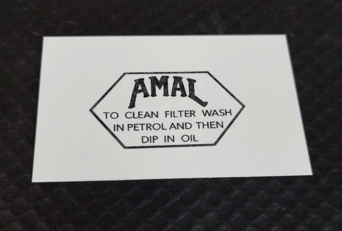 Amal Air Cleaner Transfer 1948/62