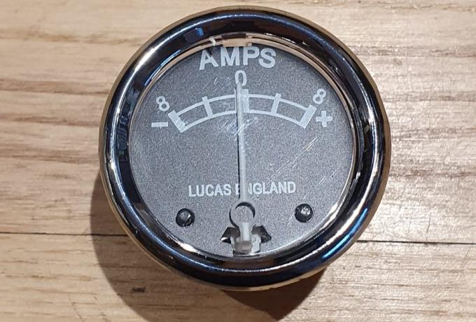 Ammeter/Amperemeter Genuine Lucas 6V 1 3/4"