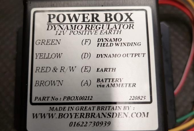 Boyer Dynamo Regulator 12V Positive Earth
