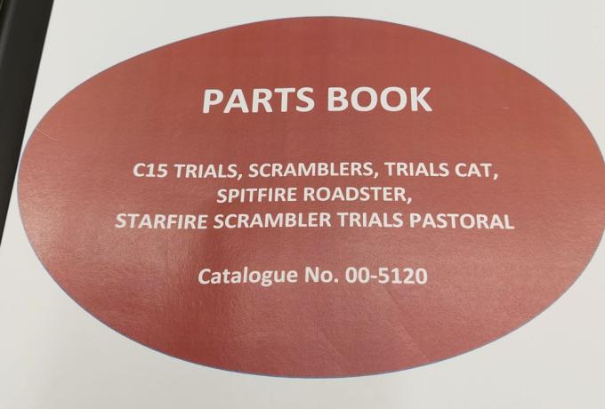 BSA C15 Parts Book Trials/Scrambler 1965