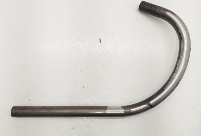Matchless G3L WD Exhaust Pipe under Footrest 1 1/2" unchromed 1946-48