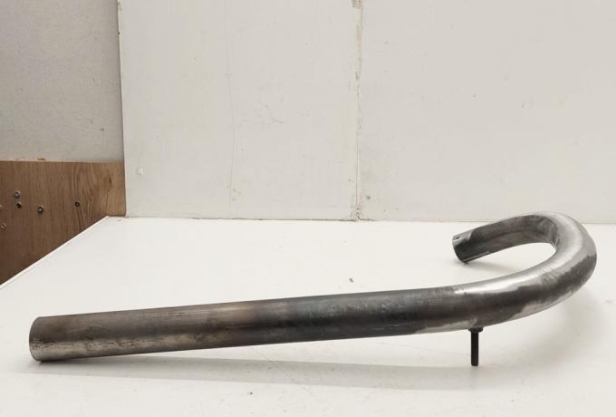 Matchless 350 G3L WD Exhaust Pipe under Footrest 44mm unchromed 1939-
