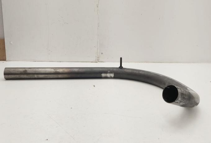 Matchless 350 G3L WD Exhaust Pipe under Footrest 44mm unchromed 1939-