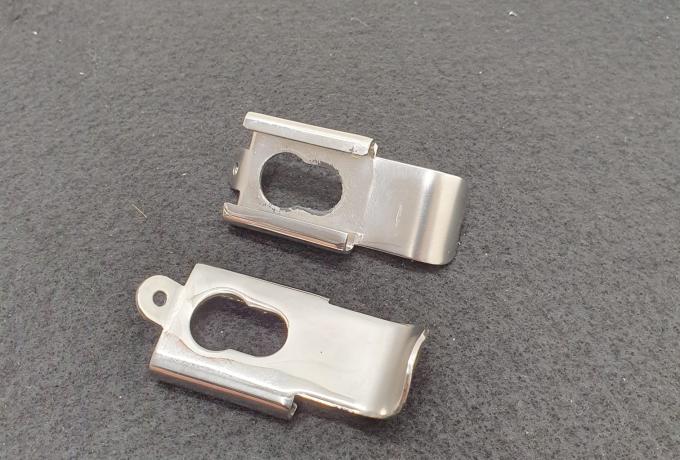 Vincent Torque Arm Clips Stainless Pair