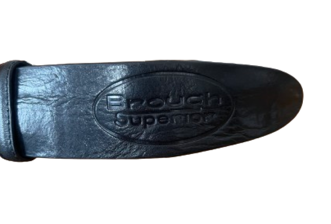 Brough Superior Ledergürtel schwarz