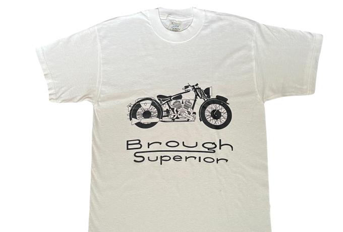Brough Superior MX80 T-Shirt  weiß XXL