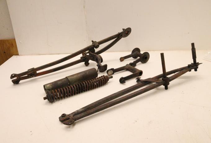 Rudge 250cc forks rusty used 