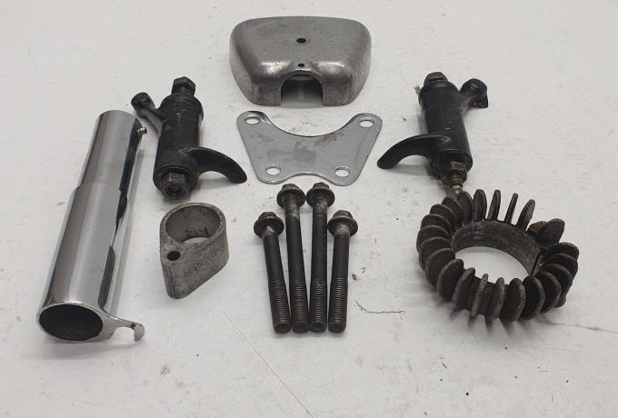 Rudge Rockers and assorted parts used 250 cc