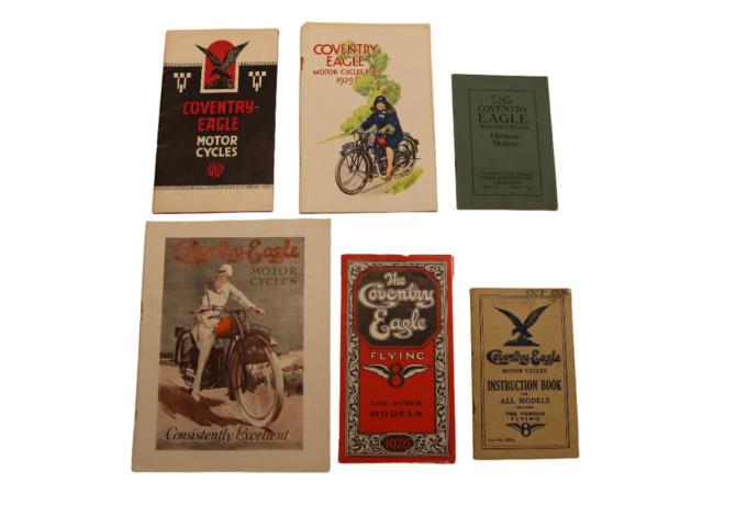 Coventry Eagle Motorcycle Brochures Collection