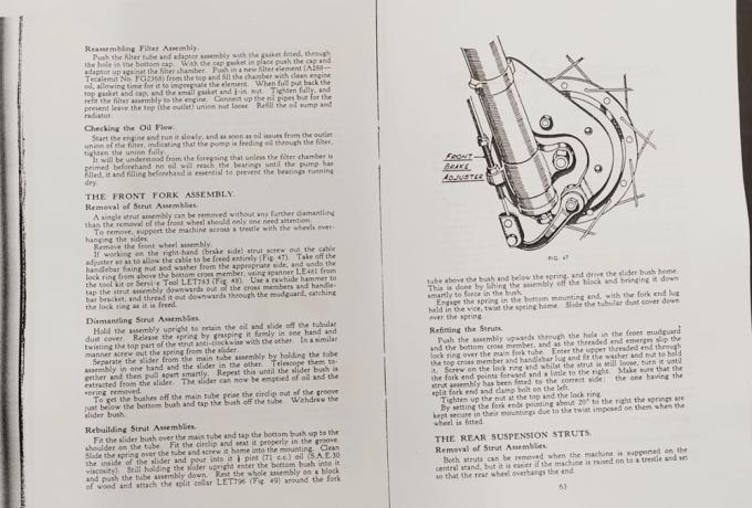 Service Manual for L.E. Model Velocette