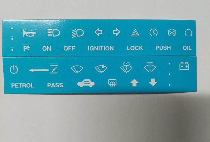 Switch Control Symbols 9109 (motorcycle and car)