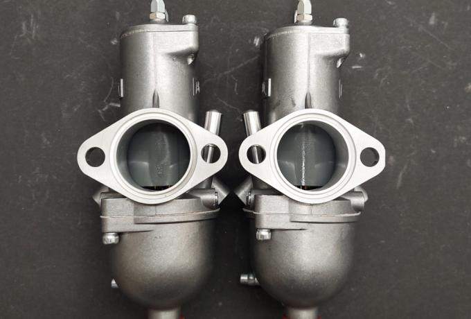 Amal Norton Commando MKII Carburettor Set 932 STD. 1974 Premier