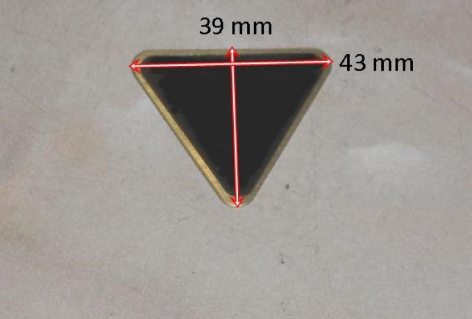 Triumph Patent Plate Marked Trophy Gold