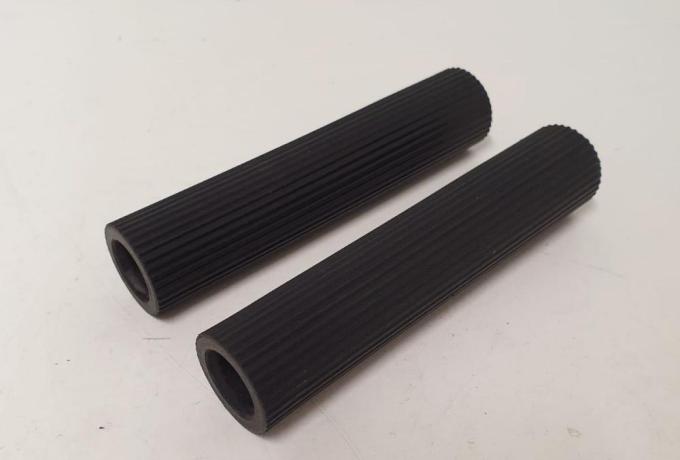 Brough Superior Footrest Rubbers Pillion. 1" Pair