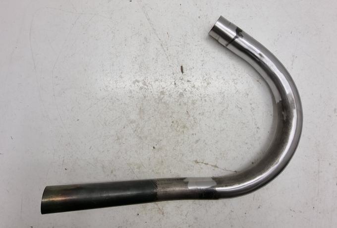 BSA L26 350cc S.V. Exhaust Pipe Bare Metal