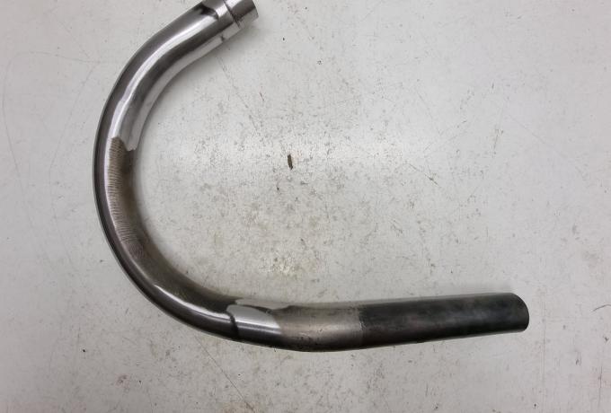 BSA L26 350cc S.V. Exhaust Pipe Bare Metal