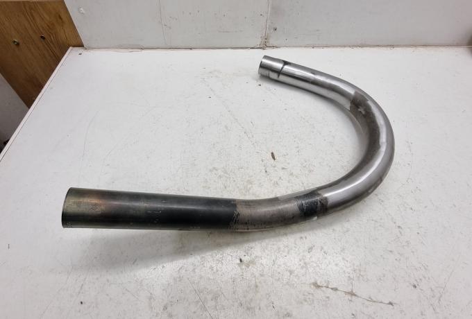 BSA L26 350cc S.V. Exhaust Pipe Bare Metal