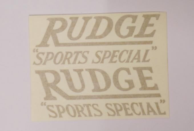 Rudge Sports Special Abziehbilder Paar