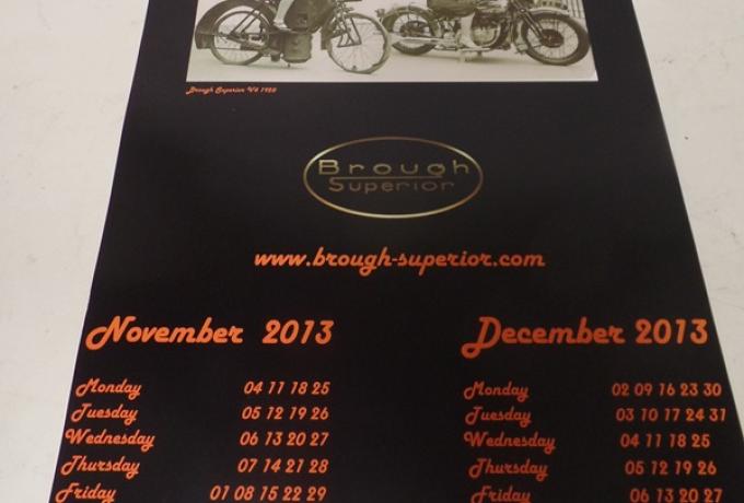 Brough Superior Kalender 2013