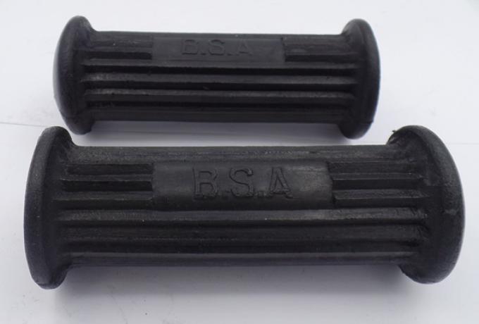 BSA Footrest Rubbers / Pair. 15.5mm