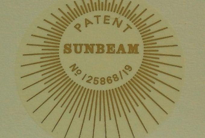 Sunbeam Abziehbild für vordere Gabel ab 1919
