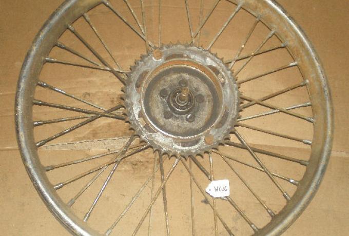 Rear Wheel 19", 40 Spokes used