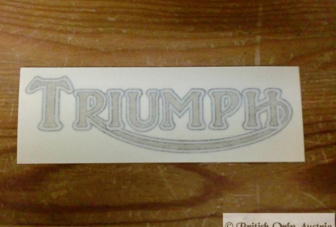 Triumph Tank Sticker