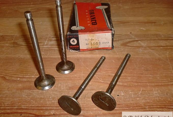BSA Inlet and Exhaust Valve 4 Pieces
