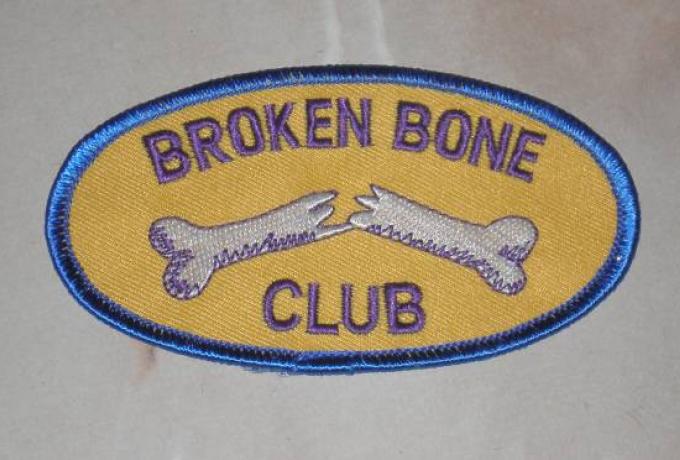 Broken Bone Club Sew on Badge  