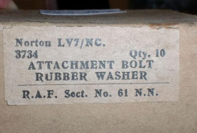 Norton Attachment Bolt Rubber Washer 