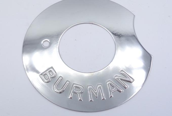 Burman Kickstartfederabdeckung Chrom 91mm