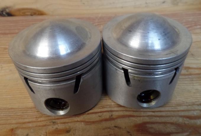 AJS/Matchless Pistons Wellworthy Alloy +040/Pair NOS