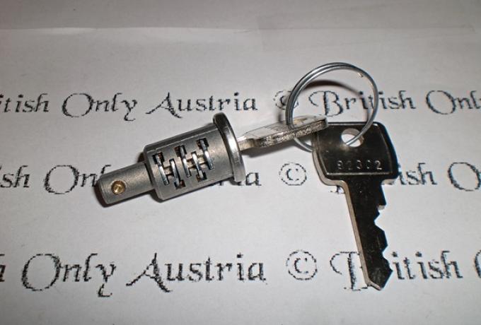 BSA/Norton/Triumph Lock & Key for Ignition Switch, Genuine Lucas NOS