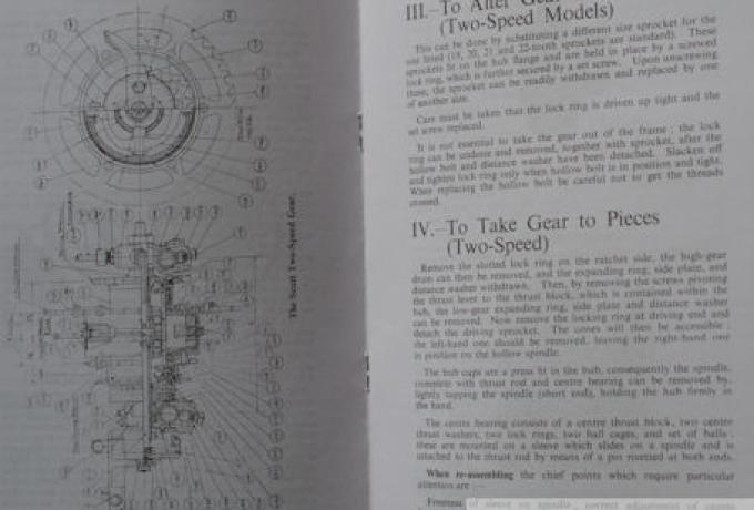 The book of "The Scott", Driving Instructions