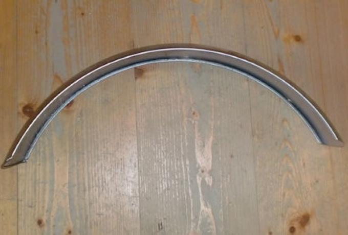 Front Mudguard 4x19" unpolished Alloy flat C-Section