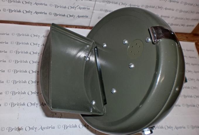 Scheinwerfer DU42  6 1/2" Militärgrün mit Black out Mask