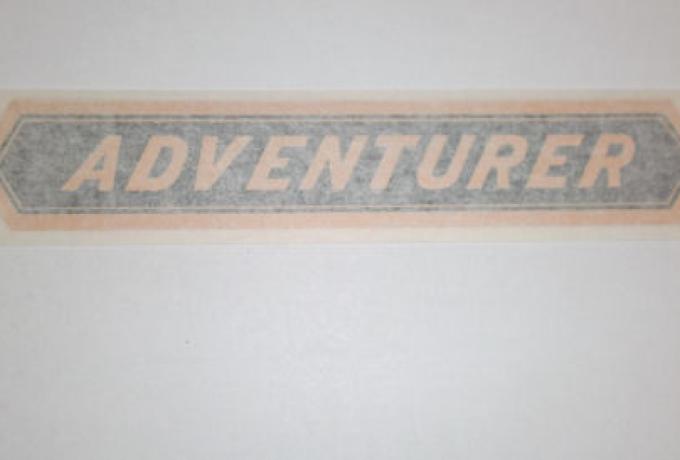 Triumph "Adventurer" Aufkleber f. Seitendeckel 1972