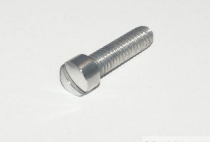 Whitworth Fillister Head Slotted Screw 1/4" x 1"  UH. SS