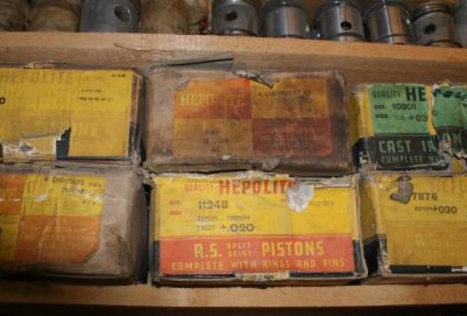 Car Pistons in their Boxes