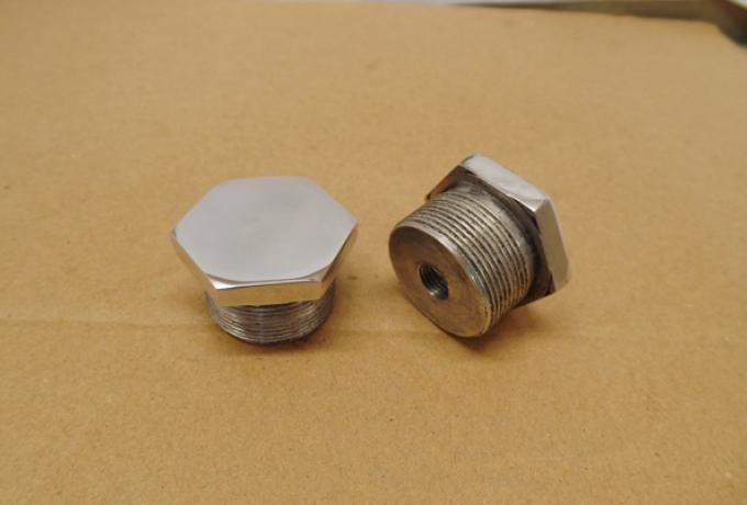 Norton Fork Top Nuts Alloy/Pair
