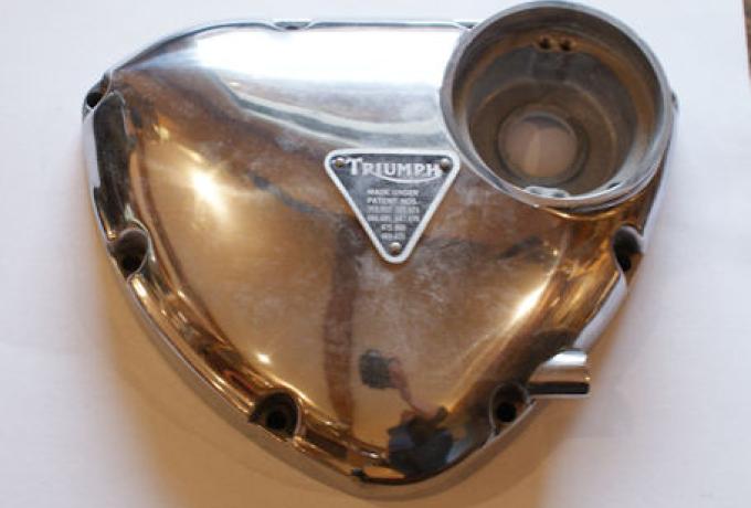 Triumph Kickstart Timing Cover with Patent Plate