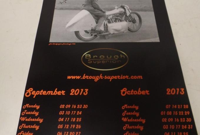 Brough Superior Kalender 2013