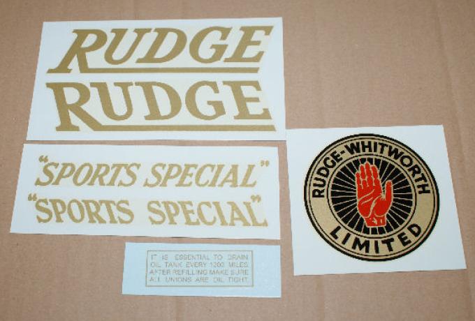 Rudge Sports Special 1939 Abziehbilder Set