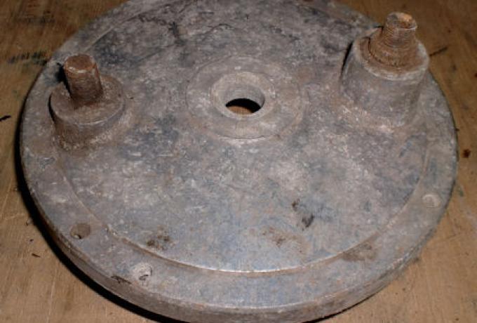 Royal Enfield Brake Plate with Brake Shoes used