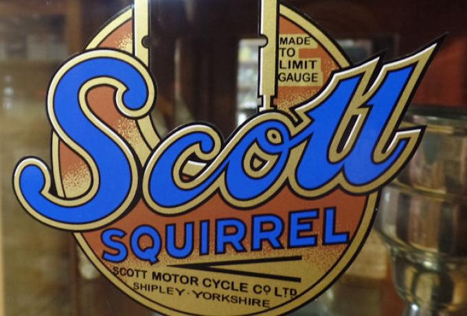 Scott Limit Gauge Squirrel Sticker 1929