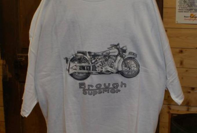 T-Shirt Brough Superior MX100 weiß XXL