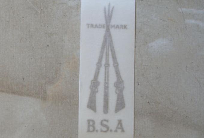 BSA Aufkleber für Öltank 1938 