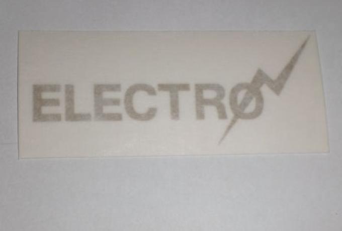 Triumph "Electro" Sticker for Side Cover 1970's