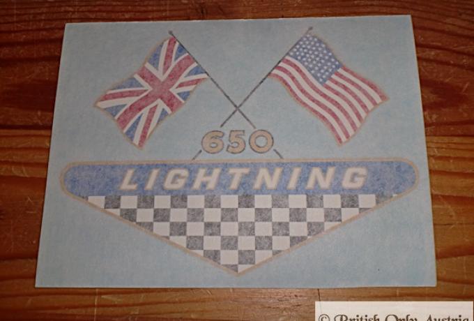 BSA Lightning UK Sticker